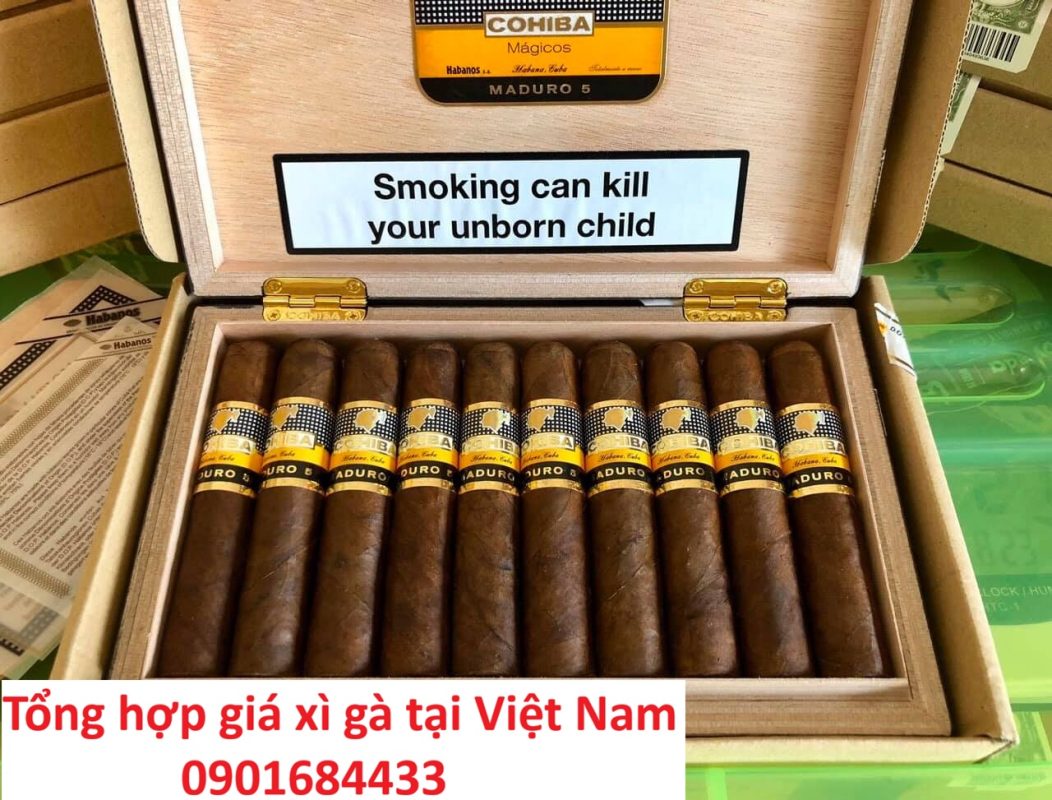 Tổng hợp giá xì gà tại Việt Nam - Đặt mua xì gà Online: 0901684433