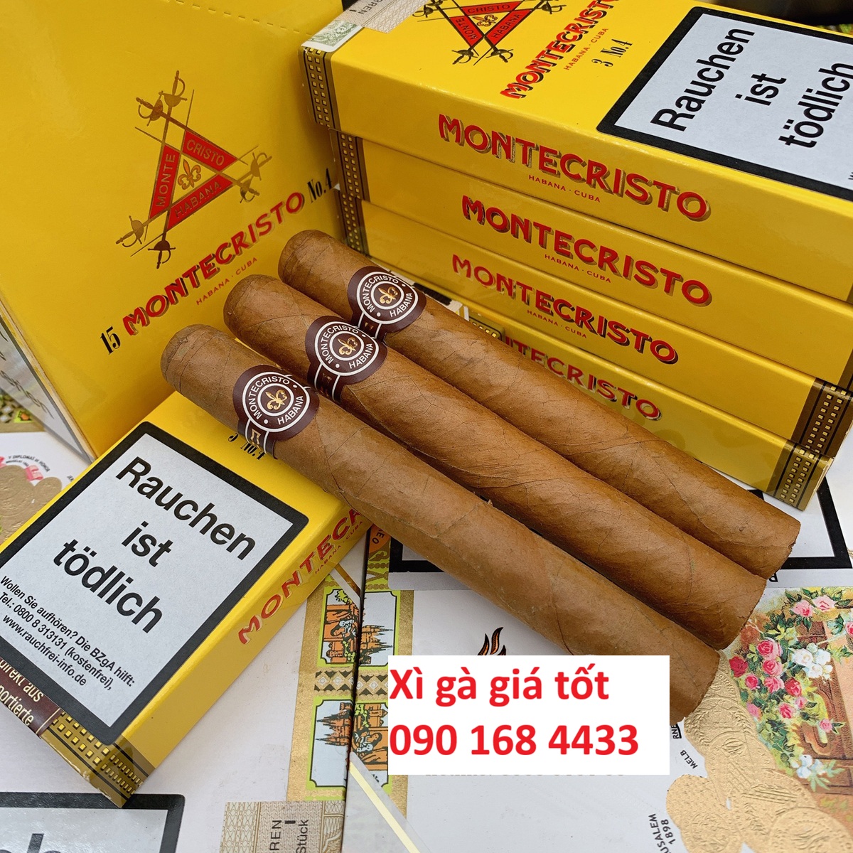 So sánh xì gà Trinidad và Montecristo - Hotline đặt mua: 0901684433