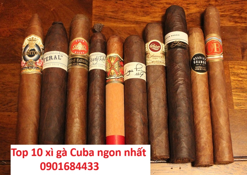 Top 10 xì gà Cuba ngon nhất - Đặt mua Online: 0901684433