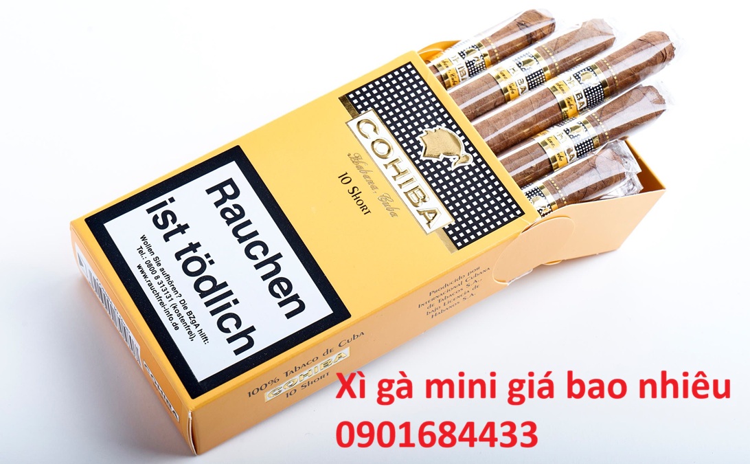 Xì gà mini giá bao nhiêu - Đặt mua: 0901684433