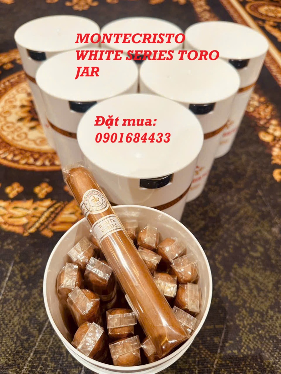 MONTECRISTO WHITE SERIES TORO JAR - Đặt mua: 0901684433