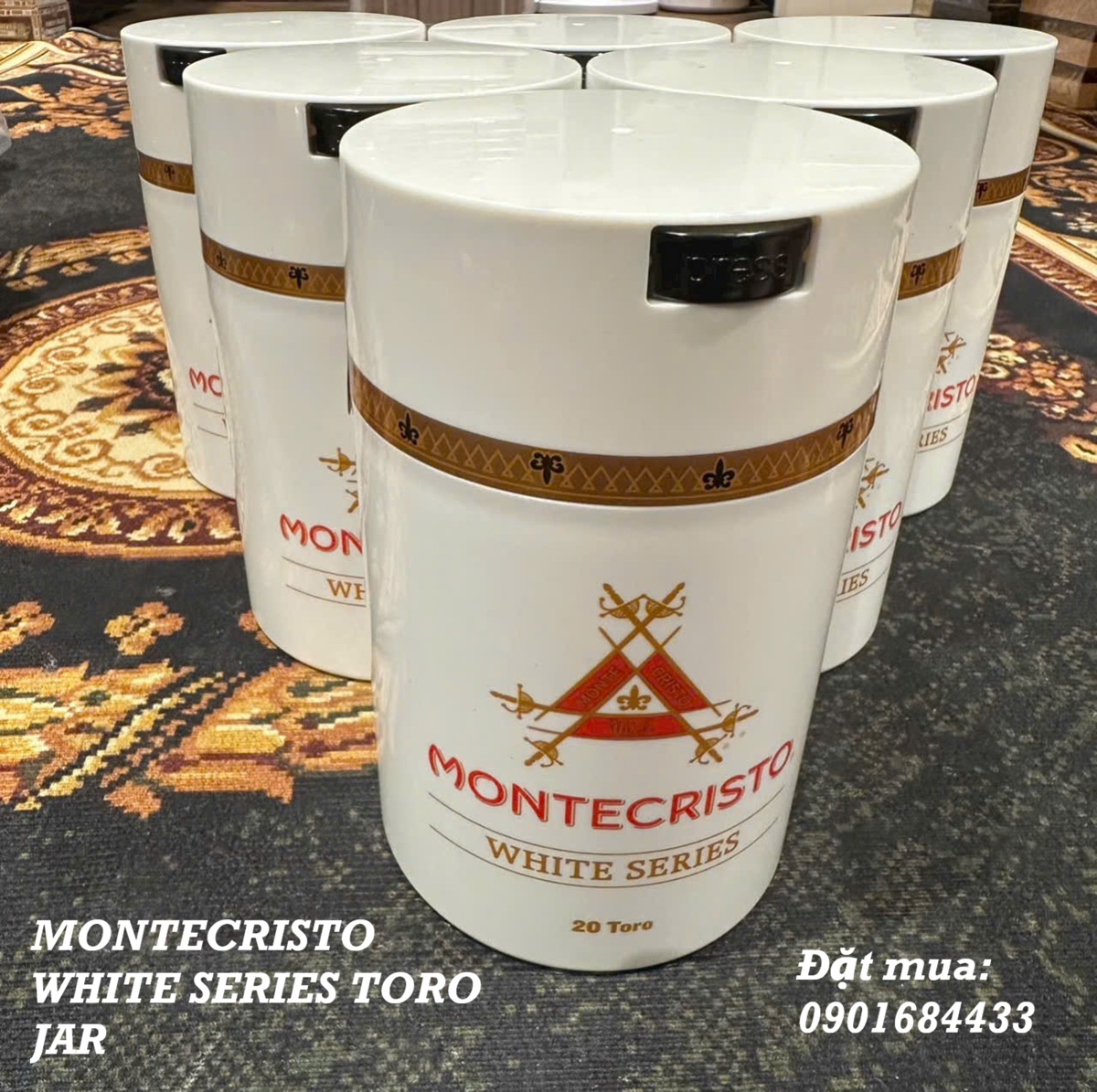 MONTECRISTO WHITE SERIES TORO JAR - Đặt mua: 0901684433