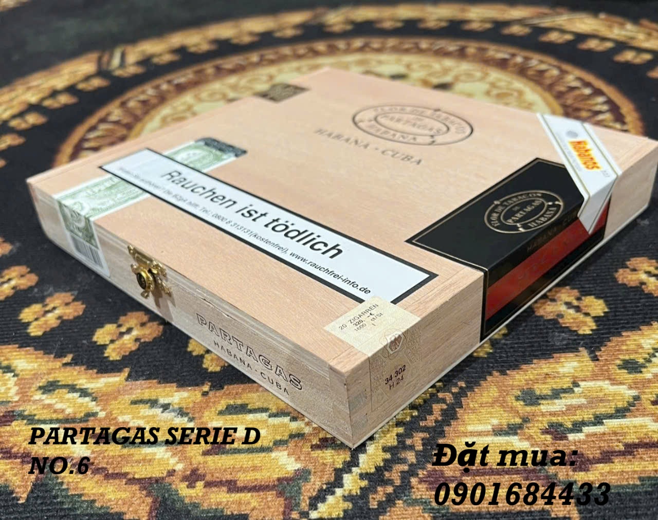 PARTAGAS SERIE D NO.6 - Đặt mua: 0901684433
