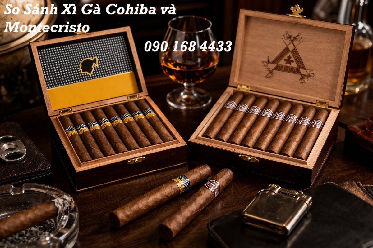 So Sánh Xì Gà Cohiba và Montecristo -Đặt mua: 0901684433