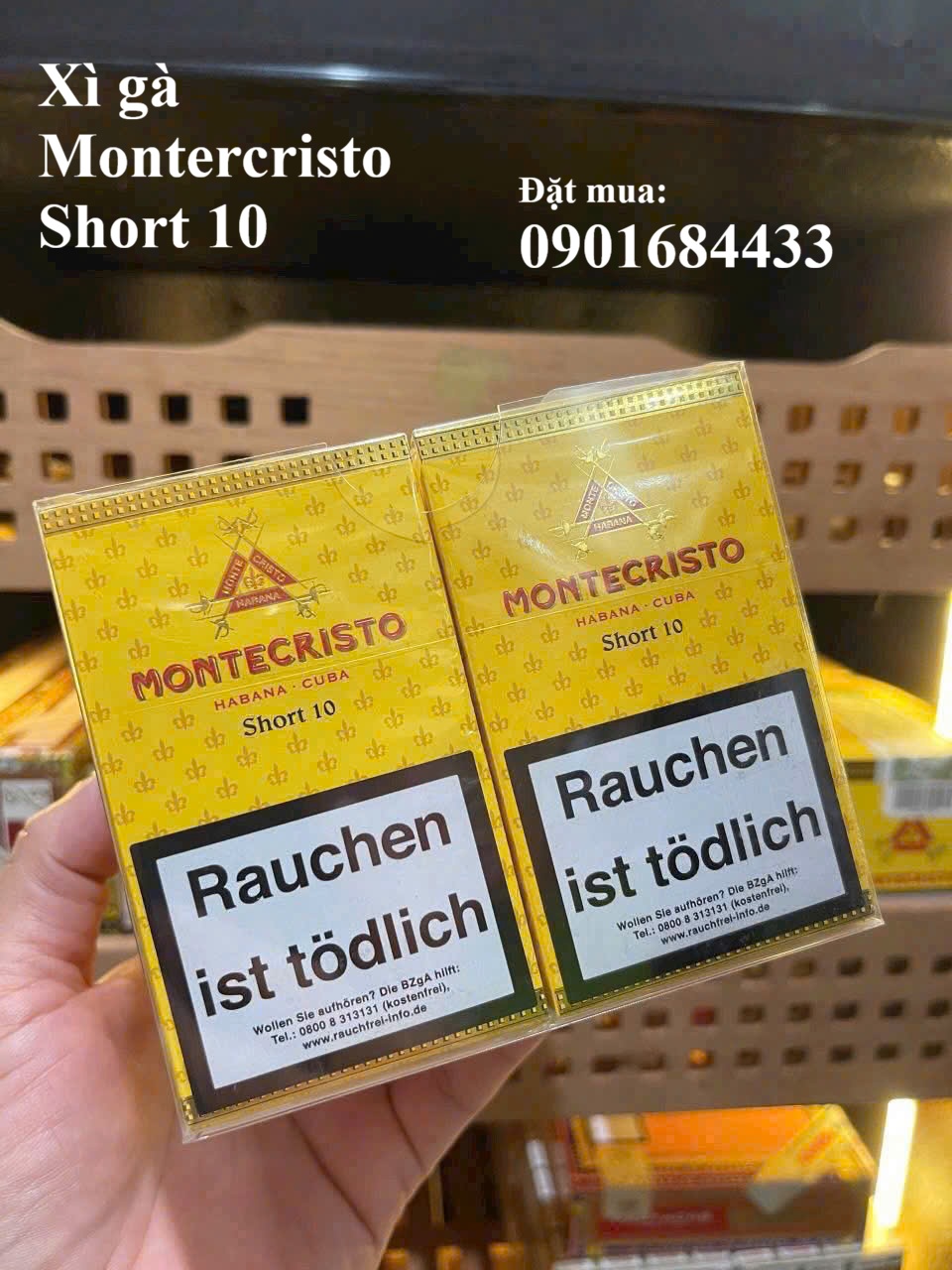 Xì gà Montecristo Short 10 - Giá bán: 0901684433